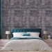 Wall Mural Grey fortress - background with regular rectangles with concrete texture 91902 additionalThumb 2