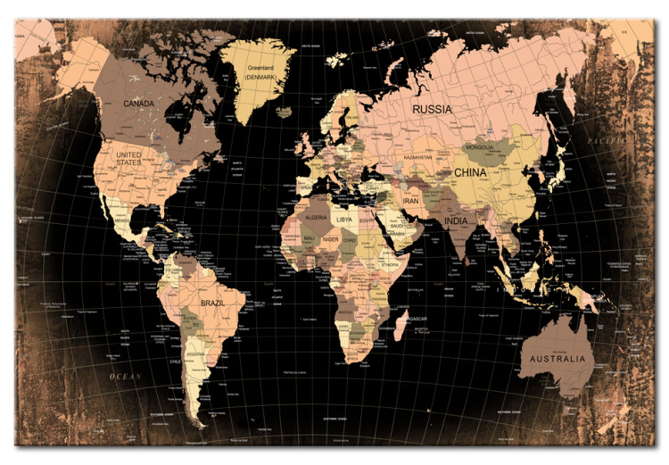 Decorative Pinboard Planet Earth [Cork Map] 94302 additionalImage 2