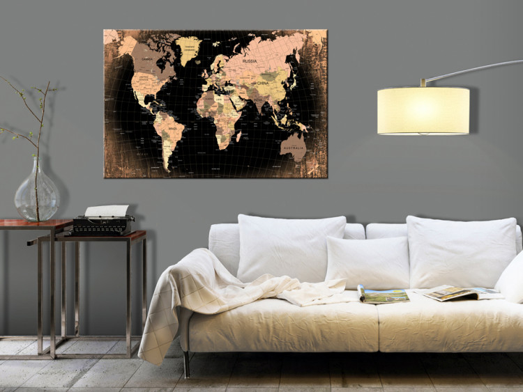 Decorative Pinboard Planet Earth [Cork Map] 94302 additionalImage 4