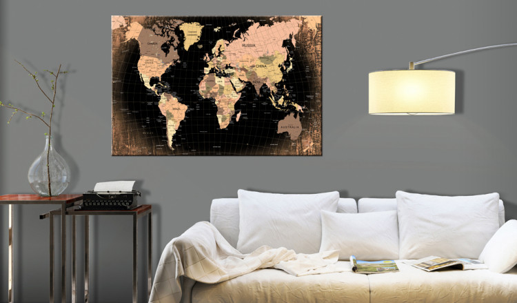 Decorative Pinboard Planet Earth [Cork Map] 94302 additionalImage 3