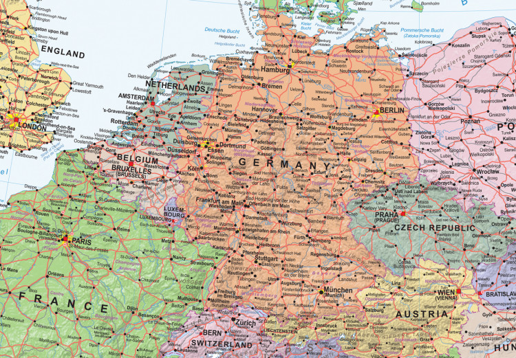 Cork Pinboard World Maps: Europe II [Cork Map] 97402 additionalImage 5