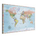 Canvas Art Print Maps: The World of Diversity 98002 additionalThumb 2