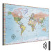 Canvas Art Print Maps: The World of Diversity 98002 additionalThumb 8