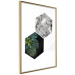 Wall Poster Flowers with Marble - geometric abstraction with a botanical motif 114312 additionalThumb 6