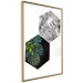 Wall Poster Flowers with Marble - geometric abstraction with a botanical motif 114312 additionalThumb 12