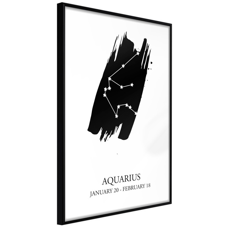 Wall Poster Zodiac signs: Aquarius - composition with star constellation and texts 114812 additionalImage 10