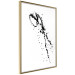 Poster Black splatter - black and white minimalist composition with splashes 115112 additionalThumb 4