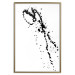 Poster Black splatter - black and white minimalist composition with splashes 115112 additionalThumb 16