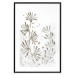 Poster Curved Branches - delicate leaves on a background with muted colors 116412 additionalThumb 17