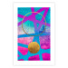 Wall Poster Obstacle Course - colorful geometric abstraction with golden accents 117912 additionalThumb 19