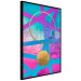 Wall Poster Obstacle Course - colorful geometric abstraction with golden accents 117912 additionalThumb 10
