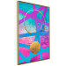Wall Poster Obstacle Course - colorful geometric abstraction with golden accents 117912 additionalThumb 12