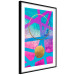 Wall Poster Obstacle Course - colorful geometric abstraction with golden accents 117912 additionalThumb 11