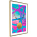 Wall Poster Obstacle Course - colorful geometric abstraction with golden accents 117912 additionalThumb 6