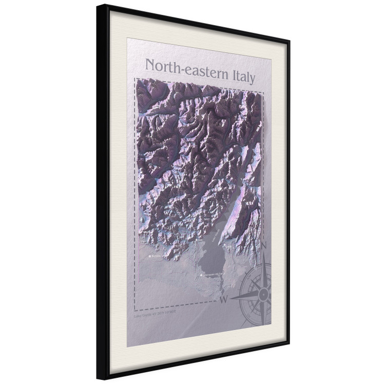 Wall Poster Isometric Map: Northeastern Italy - Italian mountains and texts 118512 additionalImage 13