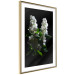 Wall Poster Lilacs at Night - composition of spring white flowers amidst deep black 121912 additionalThumb 4