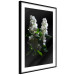 Wall Poster Lilacs at Night - composition of spring white flowers amidst deep black 121912 additionalThumb 8