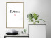 Wall Poster Pantone - black English text with a geometric figure on a white background 122812 additionalThumb 15