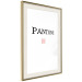 Wall Poster Pantone - black English text with a geometric figure on a white background 122812 additionalThumb 2