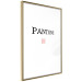 Wall Poster Pantone - black English text with a geometric figure on a white background 122812 additionalThumb 6