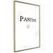 Wall Poster Pantone - black English text with a geometric figure on a white background 122812 additionalThumb 14