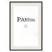 Wall Poster Pantone - black English text with a geometric figure on a white background 122812 additionalThumb 18