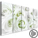 Canvas White rose buds - a composition with flowers and green accents 123212 additionalThumb 6