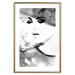 Poster Elegant Infatuation - black and white portrait of a woman in watercolor motif 123412 additionalThumb 26