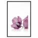 Wall Poster Close Together - plant with pink hibiscus flower on white background 123512 additionalThumb 15