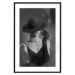 Wall Poster Black Elegance - elegant black and white portrait of woman with cigarette 123612 additionalThumb 15