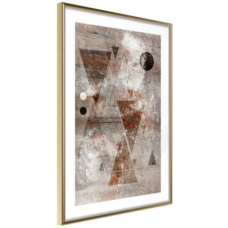 Poster Horoscope - concrete texture with abstract geometric figures 125412 additionalImage 8