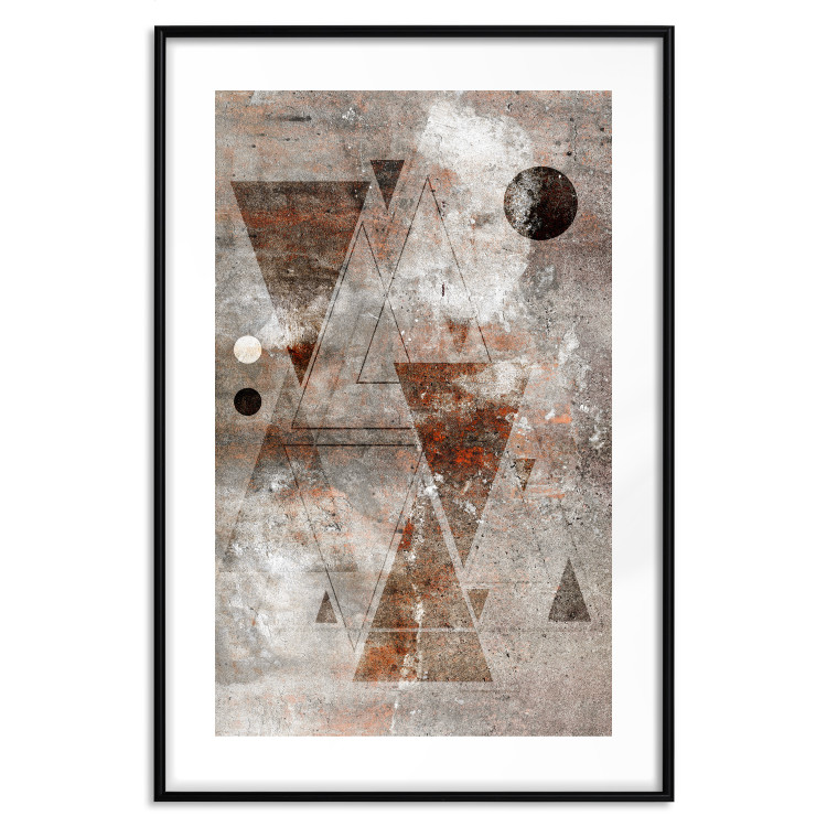 Poster Horoscope - concrete texture with abstract geometric figures 125412 additionalImage 17