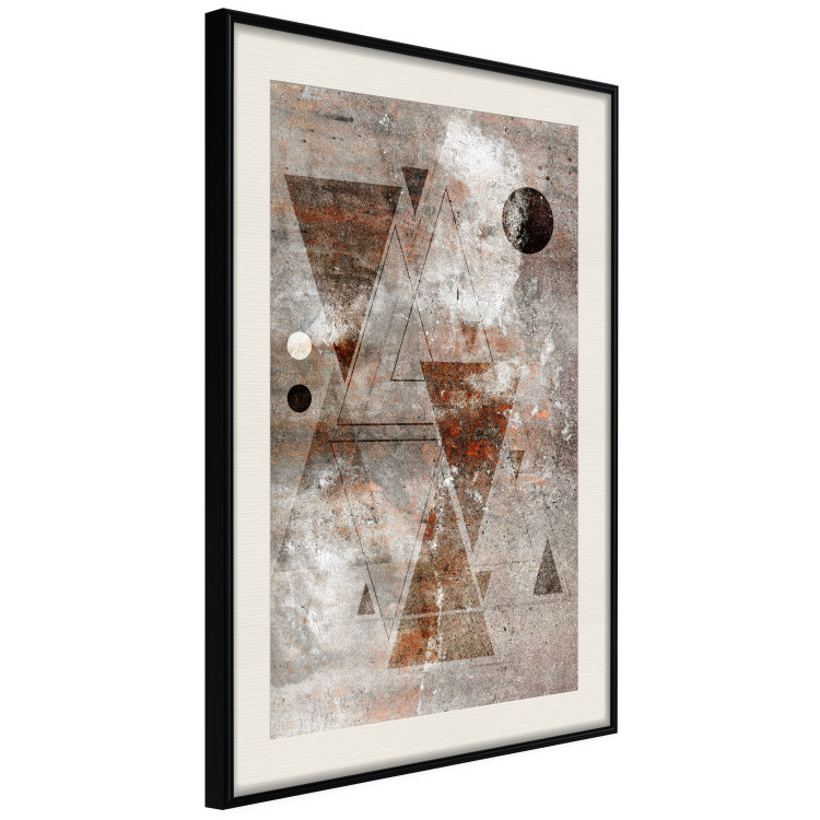 Poster Horoscope - concrete texture with abstract geometric figures 125412 additionalImage 3