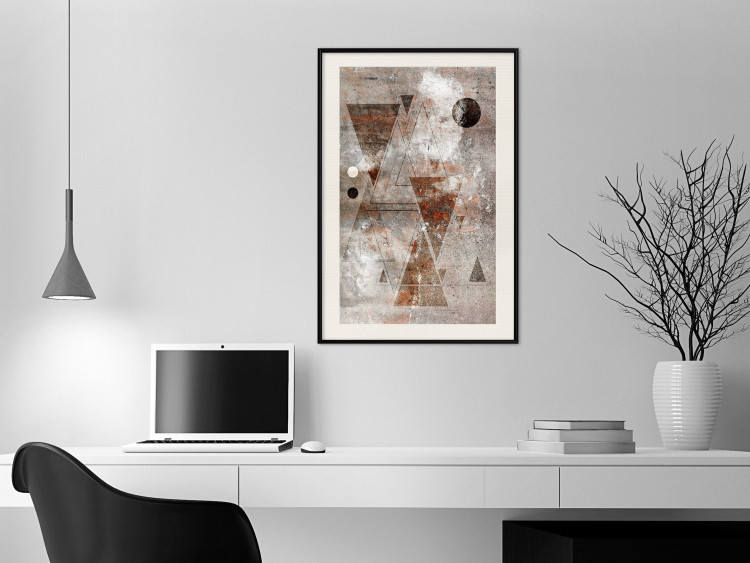 Poster Horoscope - concrete texture with abstract geometric figures 125412 additionalImage 22