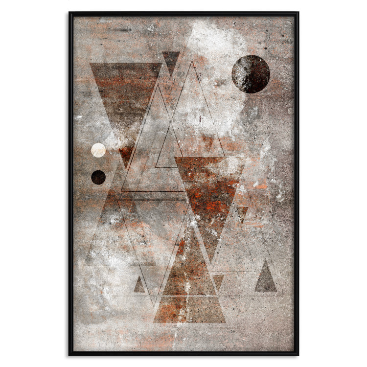 Poster Horoscope - concrete texture with abstract geometric figures 125412 additionalImage 18