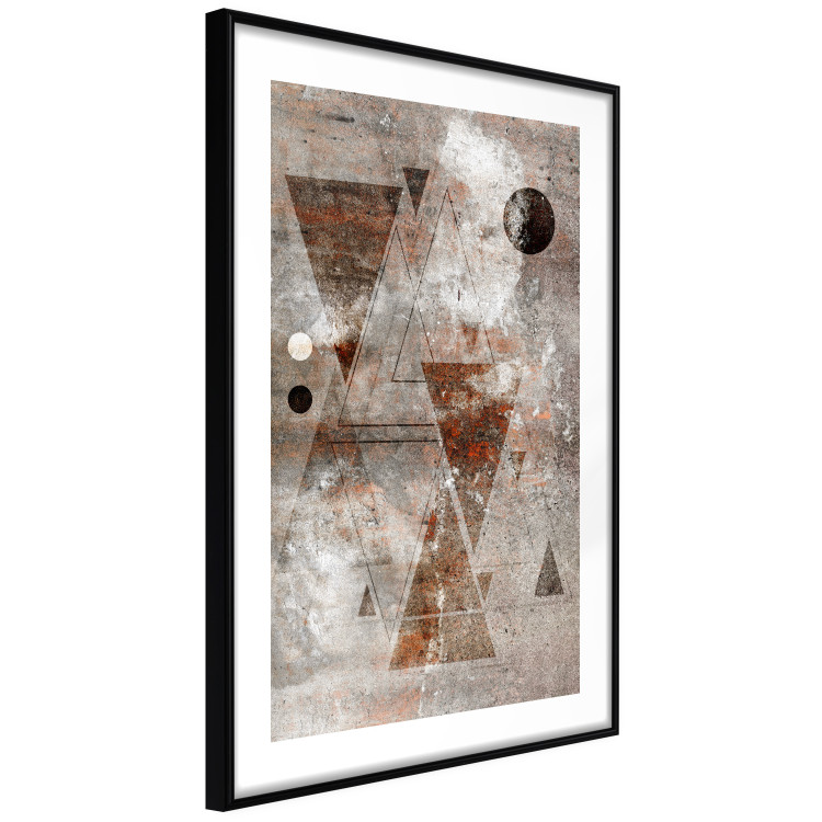 Poster Horoscope - concrete texture with abstract geometric figures 125412 additionalImage 11