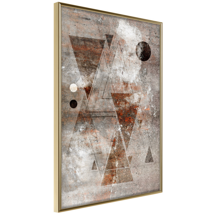 Poster Horoscope - concrete texture with abstract geometric figures 125412 additionalImage 14