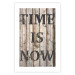 Wall Poster Retro: Time Is Now - English text on a background of retro-style boards 125712 additionalThumb 19