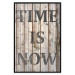 Wall Poster Retro: Time Is Now - English text on a background of retro-style boards 125712 additionalThumb 18