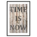 Wall Poster Retro: Time Is Now - English text on a background of retro-style boards 125712 additionalThumb 15