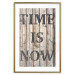Wall Poster Retro: Time Is Now - English text on a background of retro-style boards 125712 additionalThumb 14