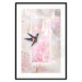 Wall Poster Spring is Coming - abstract animal composition against flowers 126212 additionalThumb 17