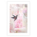 Wall Poster Spring is Coming - abstract animal composition against flowers 126212 additionalThumb 25