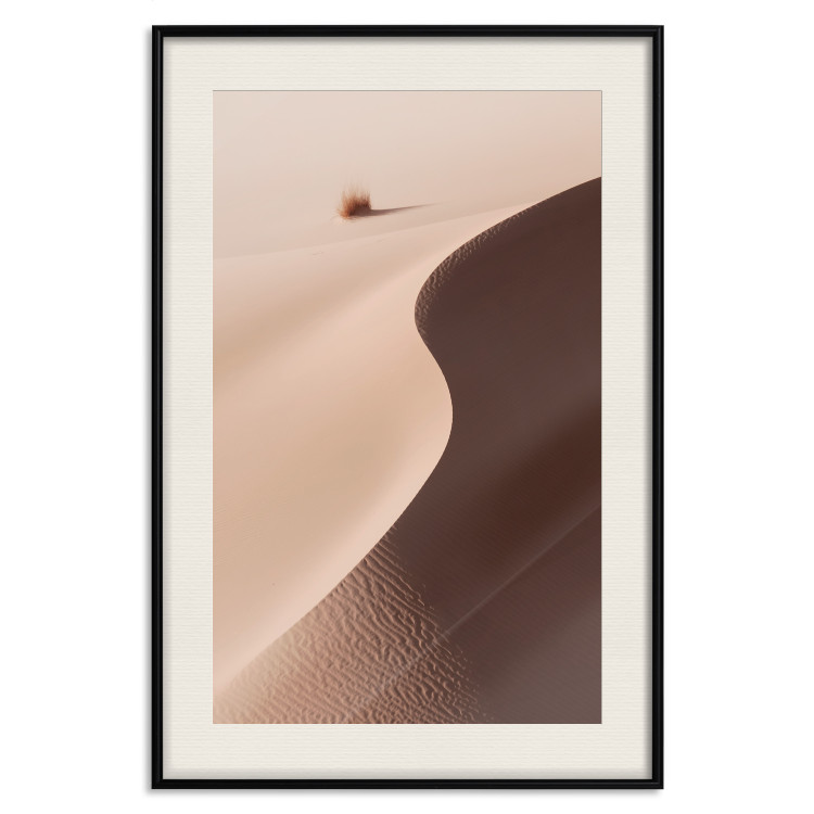 Poster Serpentine - serene landscape of sand dunes in the desert against brown grass 129512 additionalImage 19
