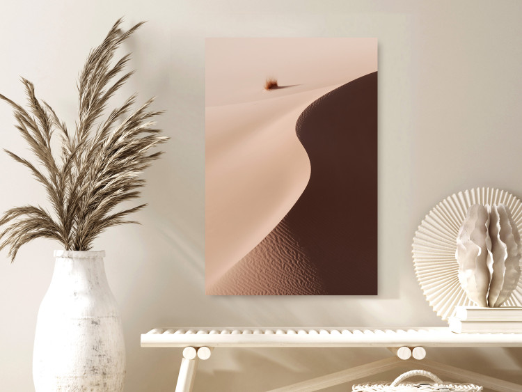 Poster Serpentine - serene landscape of sand dunes in the desert against brown grass 129512 additionalImage 2