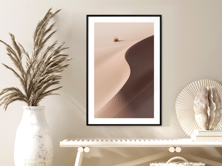 Poster Serpentine - serene landscape of sand dunes in the desert against brown grass 129512 additionalImage 23