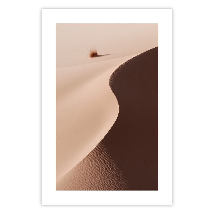Poster Serpentine - serene landscape of sand dunes in the desert against brown grass 129512 additionalImage 19