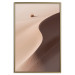Poster Serpentine - serene landscape of sand dunes in the desert against brown grass 129512 additionalThumb 21