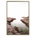 Wall Poster Rocky Harbor - landscape of rocky cliffs by water in mist 129612 additionalThumb 17