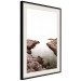 Wall Poster Rocky Harbor - landscape of rocky cliffs by water in mist 129612 additionalThumb 2
